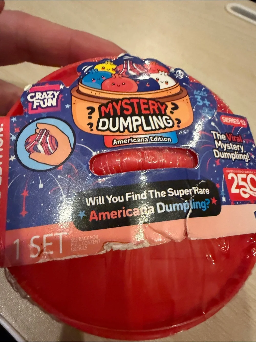 New Viral Mystery RMS Squishy Dumpling Crazy Fun Americana USA Limited Edition